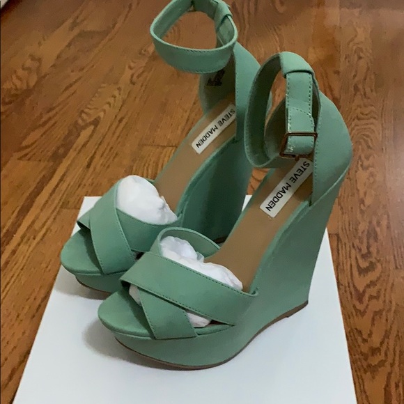 Steve Madden Xenon Mint green 6.5 - Picture 2 of 2